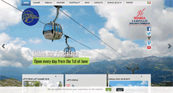 Desktop Screenshot of funiviecampiglio.it